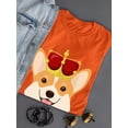 thumbnail image 3 of Royal Corgi W Crown T-Shirt Women -Image by Shutterstock, Female x-Large, 3 of 4