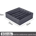 thumbnail image 1 of Caja de almacenamiento de calcetines, cajón, organizador de calcetines, armario, organizadores para sujetador, caja de ropa interior, organizador de urticaria, organización de cajones Tan Jianjun unisex, 1 of 2