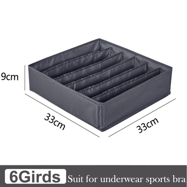 Caja de almacenamiento de calcetines, cajón, organizador de calcetines, armario, organizadores para sujetador, caja de ropa interior, organizador de urticaria, organización de cajones Tan Jianjun unisex