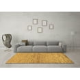 thumbnail image 3 of Ahgly Company Indoor Rectangle Abstract Brown Modern Area Rugs, 3' x 5', 3 of 4