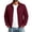Red, variant on FchengtaiS Men's Full Zip Up Bomber Jackets Long Sleeve Turndown Collar Lightweight Coat Windproof Outerwear with Zip Pocket