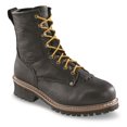 thumbnail image 1 of Guide Gear Men's Sawtooth Logger Work Boots, Leather Uppers, Non-Slip Rubber Sole Shoes, 1 of 8