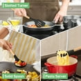 thumbnail image 2 of 6pcs Silicone Cooking Utensil Set with Wooden Handles, Non-Stick Kitchen Tools, Safe Cookware, Ideal for Christmas, Halloween, Easter, Hanukkah, Thanksgiving, 2 of 7