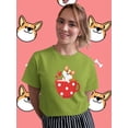 thumbnail image 2 of Cute Corgi In A Mug T-Shirt Women -Image by Shutterstock, Female Large, 2 of 4