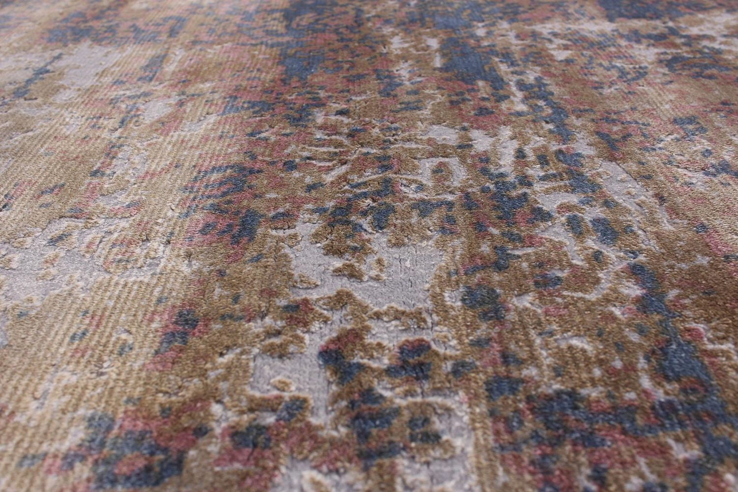 ECARPETGALLERY 5'0" x 7'6" Transitional Galleria Hand-knotted Area Rug for Living Room, Dining Room and Bedroom in Grey