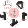 thumbnail image 5 of Pirecart Power Tower with Bench Height Adjustable Pull Up Bar Stand Dip Station with Folding Weight Bench and 4 Ropes, 400lbs, 5 of 8