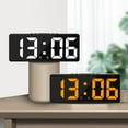 Creative Number Clock Color Nightlight Temperature Calendar Alarm Clock ...