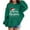02-Green, variant on Fiaer Kids Toddler Christmas Hoodies Drop Shoulder Santa's Hat Sweatshirt Vintage Comfy Fall Winter Hooded 2025 03-White 160