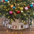 thumbnail image 1 of DEBGFS Christmas Tree Collar  28 Inch Xmas Tree Collar for Artificial Trees  LED Christmas Tree Collar  Christmas Tree Skirt  Tree Stand Base Cover  Christmas Tree Ring  Christmas Decora,brown,28", 1 of 8