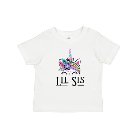 

Inktastic Little Sister Unicorn Lil Sis Girls Baby T-Shirt