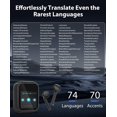 thumbnail image 4 of Auriculares de Traducción Rodxegu AI en Tiempo Real 144 Idiomas Negro, 4 of 7