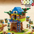 thumbnail image 1 of EIGTHTAIL6in1 NEW Tree House TreeHouse Blocks Girls‘ Castle Room Climb Slide Classic Model Building Blocks Sets Bricks Kid Gift Toys City, 1 of 7