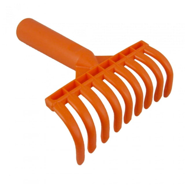 GROWTH TANK Small Yard Leaf Rake 9 Tines Gardening Leaf Rake Camping Rake Hand Rake Claw