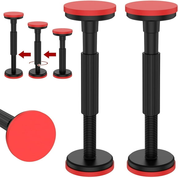 Adjustable Support Pole, 7.09-17.72 Inch Cabinet Lifting Bracket, 2 Piece