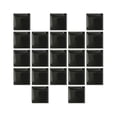 thumbnail image 1 of Injueey Adhesivo de pared de mosaico de 10 piezas, pegatina de decoración para el hogar, adorno de habitación, pegatina de azulejo Decoración del hogar Negro 10*10*20 piezas, 1 of 6