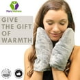 thumbnail image 5 of Heated Microwavable Mitts - Herbal Hot/Cold Deep Penetrating Herbal Aromatherapy Therapy Mittens with Flaxseed and Herbs - Mauve, 5 of 8