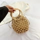 thumbnail image 5 of Mini bolso de mano para mujer, cubo de agua, bolso con cordón, tejido de playa, bolso de red de pesca hecho a mano, 5 of 5