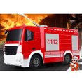 thumbnail image 2 of 1:26 juguete de coche de ingeniería de motor de con pilas a control remoto para niños Sunnimix Mini juguete de bomberos para niños, 2 of 8