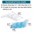thumbnail image 3 of Three-hole Little Toe Separator Overlapping Toes Bunion Blister Pain Relief Toe Straightener Protector Foot Care Tool, 3 of 7