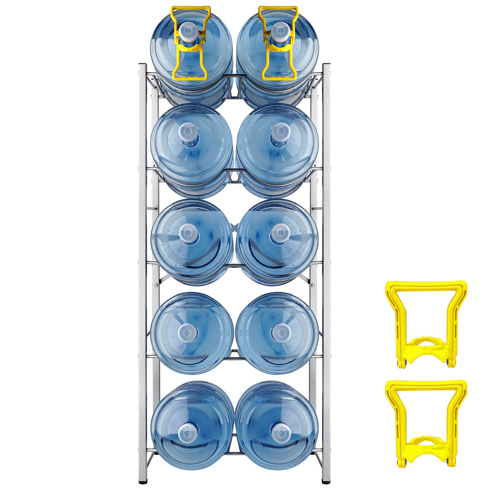 UNIONFACTORY 5 Gallon Water Bottle Rack Storage, 5TIRE Water Bottle