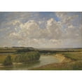 thumbnail image 3 of Adolf Stäbli 18x14 Black Modern Framed Museum Art Print Titled - At the River Amper (1893-1894), 3 of 5