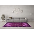 thumbnail image 3 of Ahgly Company Indoor Square Persian Purple Traditional Area Rugs, 3' Square, 3 of 4