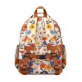 thumbnail image 3 of Floral Student Travel Backpack, Waterproof, Multi-Layer Storage, Lightweight, Buckle Fastening, Ideal Birthday or School Gift, 3 of 6