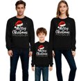 thumbnail image 3 of RXMEKW Chandail à Capuche Imprimé de Noël pour Femmes et Enfants, Ensemble de Chemise à Manches Longues et Col Rond Assorti pour Photos de Vacances et Tenue Décontractée, 3 of 7