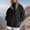 Black women raincoat long sleeve zipper a1, variant on Women High Neck Long Sleeve Zipper Hooded Raincoat Windbreaker Fall Winter Basic Solid Casual Outdoor Coats Trendy Lightweight Jacket Warm Fashion Top, Beige 2XL