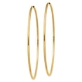 thumbnail image 2 of 14k 1.5mm Polished Round Endless Hoop Earrings, 2 of 3