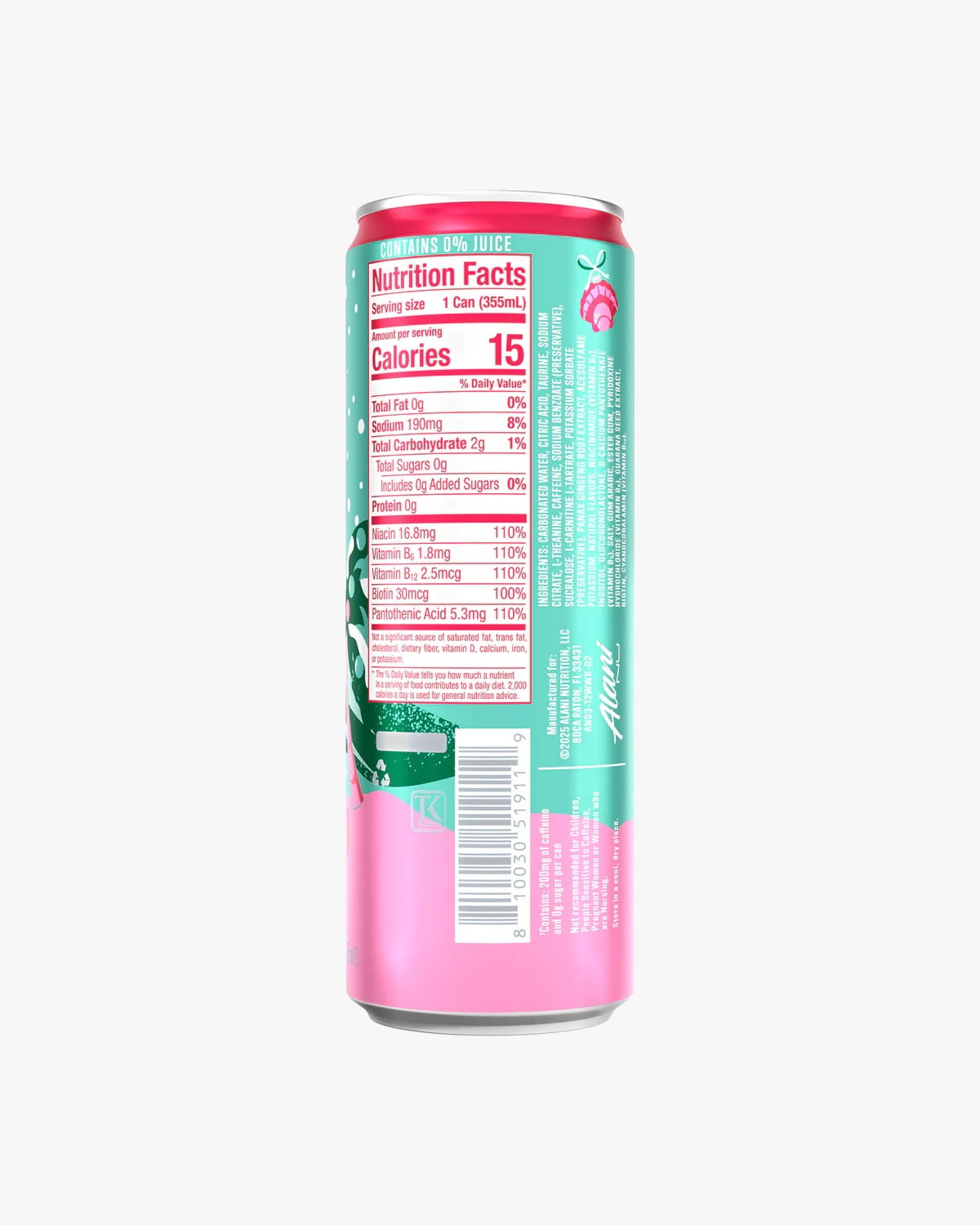 Alani Nu Winter Wonderland Energy Drink – Limited Edition, 12 fl oz 06-Pack