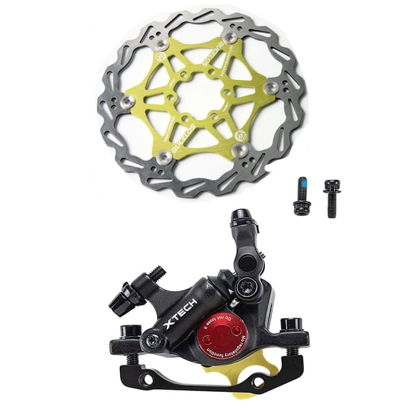 BUCKLOS Zoom HB-100 MTB Bicycle Line Hydraulic Disc Brake Front Rear Caliper with Bike Rotor