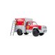 thumbnail image 1 of Tonka Steel Classics Fire Rescue Truck - Made with Steel & Sturdy Plastic, Red Toy Construction Truck, Boys and Girls, Kids, Toddlers, Ages 3+, 1 of 5