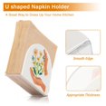 thumbnail image 4 of Daisy Flowers Hands Napkin Holder for Table Clear Napkin Stand Paper Holder Acrylic Organizer Dispenser Napkins for Dinner Kitchen Restaurant Room, 4 of 8