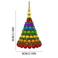 thumbnail image 3 of Adorno de Navidad Árbol encantador Regalo Adorno Árbol de Navidad Decoración de fiesta colgante Wmkox8yii fhajkh5300, 3 of 3