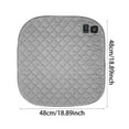 thumbnail image 2 of ERK 1Pcs Portable Heated Seat Cushion USB Fast Heating Pad For And Seat, 2 of 5