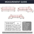 thumbnail image 6 of Dowbom Couch Cover Printed,1-Piece Stretch Sofa Slipcover for 3 Cushion Couch Universal Washable Non-slip Sofa Cover with Elastic Bottom Furniture Protector for Kids Pets-M(145-185cm)-B, 6 of 8