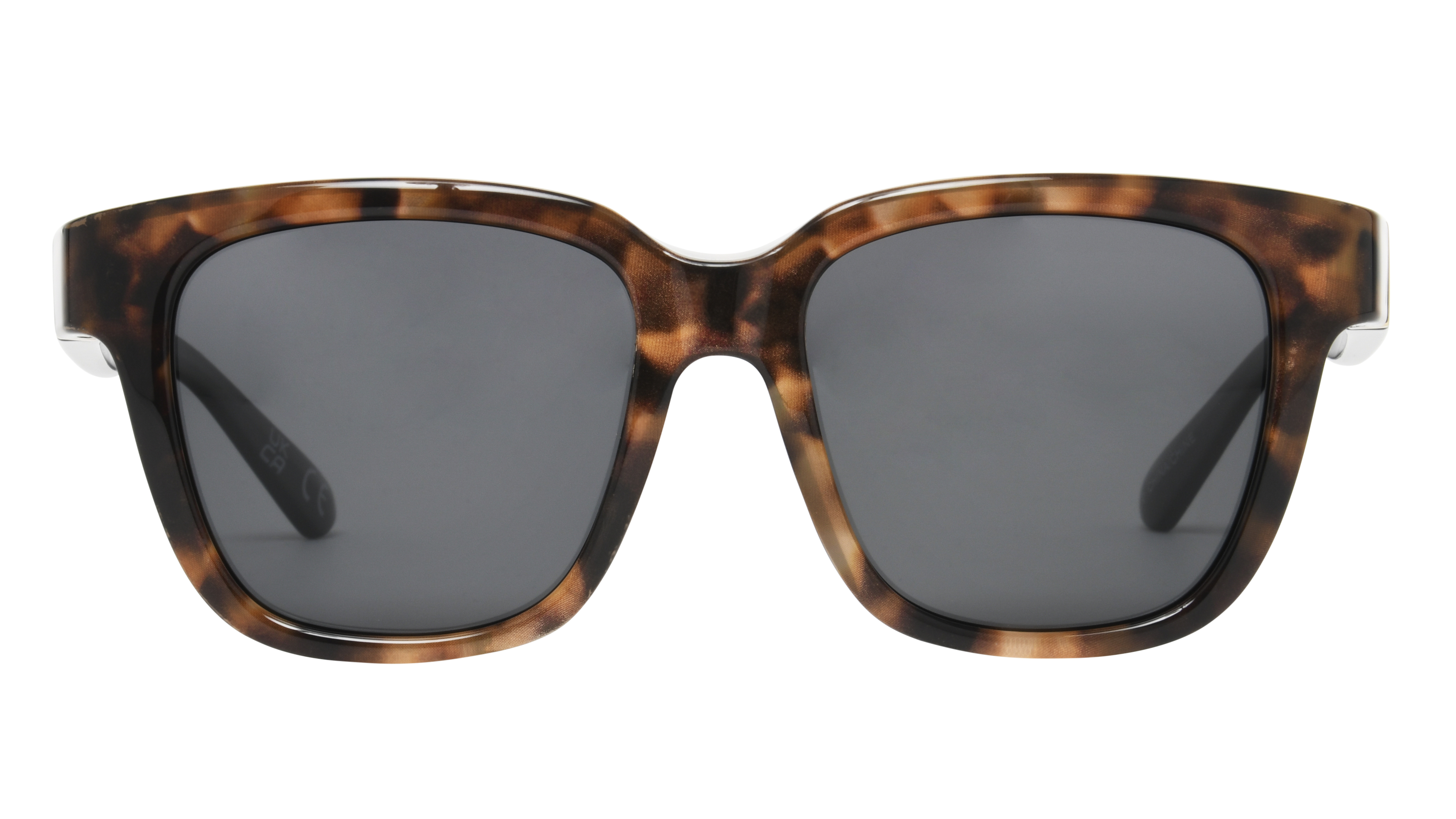 Polar Optics Fashion Women's FO-068 TOR SMK Rectangle Fits over Sunglasses Tortoise