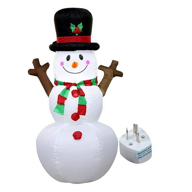 Adorno Modelo Gigante Iluminado Inflable Con LED Regalos Navidad Y Nuevo