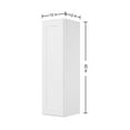 thumbnail image 4 of Furinno Shaker 1-Door-3 Shelves Wall Kitchen Cabinet, Ready to Assemble, 12 D x 12 W x 42 H, White, 4 of 8
