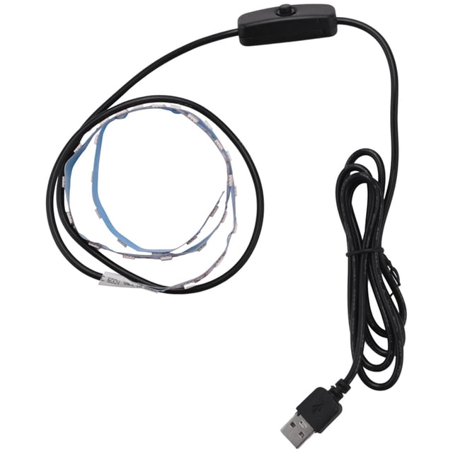 Barra de Luz DesinfeccióN Germicida UVC 5V LáMpara Bactericida ÁCaros Tiras Tira LED 50X1Cm