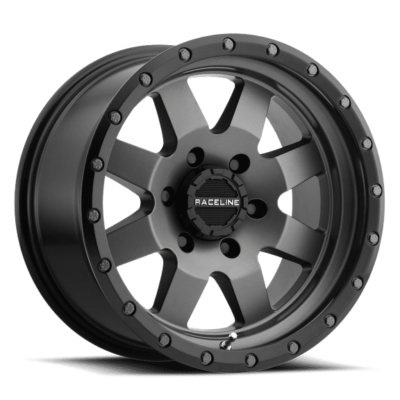 Raceline 935g-defender 17 inch Cast Aluminum Wheel, Defender Gunmetal