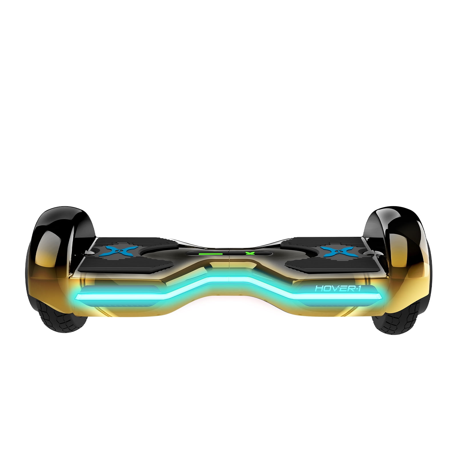 Hover 1 Eclipse Electric Self Balancing Used Hoverboard with 8 Tires Dual 200W Motors 7 mph Max Speed and 7 Miles Max Range Gold Walmart