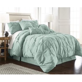 Penelope Pleated Ruffled Bed In A Bag Comforter Set With Sheets