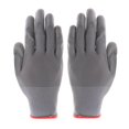 thumbnail image 2 of Guantes de PU Trabajador Conductor Constructores Jardinería Seguridad protectora Mitones grises Ndcxsfigh  Nuevos Originales, 2 of 7