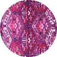 thumbnail image 1 of Ahgly Company Indoor Round Persian Pink Traditional Area Rugs, 3' Round, 1 of 4