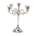 thumbnail image 2 of 5 Arms Candelabra, Metal Taper Candle Stand Candlestick Holder for Home  Dinning Table Centerpiece, 2 of 7