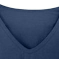 thumbnail image 5 of Casual Solid Color Short Sleeve V Neck T Shirt T Shirts Short Sleeve under 10 Women's Athletic Tops Womens Lightweight Long Sleeve Shirt Casual Shirts Women Womens Neck Tops Womens Tops And Tees, 5 of 5
