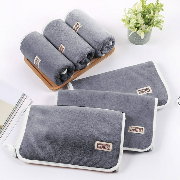 Toalla De Baño Purificada, De Forro Polar Grueso De Alta Densidad, Suave Y Absorbente, De Secado Rápido, Cuida La Piel Delicadamente, Artículo Esencial Para El Baño