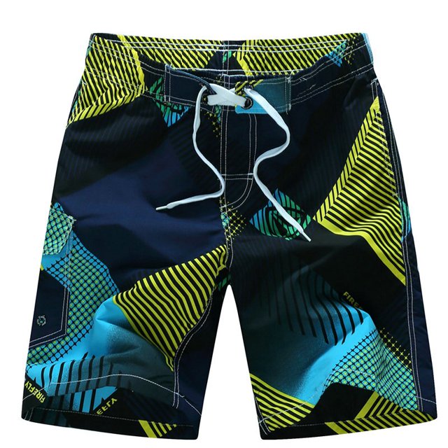 Pantalones cortos de playa para hombre, Shorts elásticos de secado rápido con cintura elástica para el hogar o al aire libre, correr, surfear, nadar, deportes acuáticos Fivean unisex